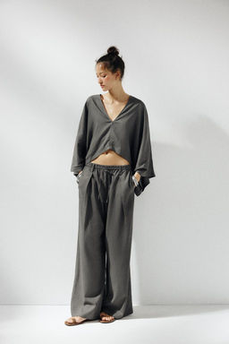 ASYMMETRIC CAPE KIMONO - Zara фото 2