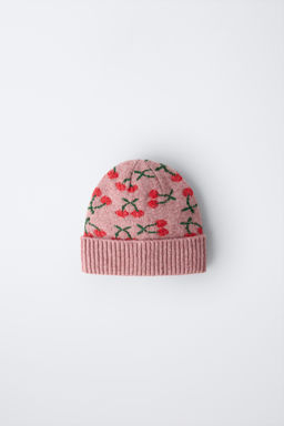 CHERRY KNIT BEANIE