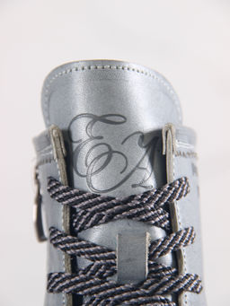 Ботинки 319.taskanagr.Вакса серая/шерсть