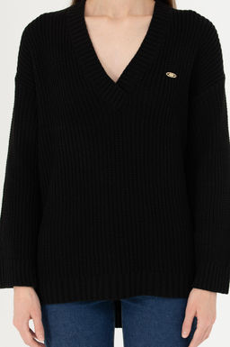 Женский черный свитер - U.s. polo assn фото 13