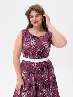 Сарафан( платье) с ярусной юбкой хлопок 100% - Binita фото 10