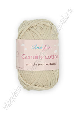 Пряжа Genuine cotton 50 гр (10 шт) SF-7844, бежевый