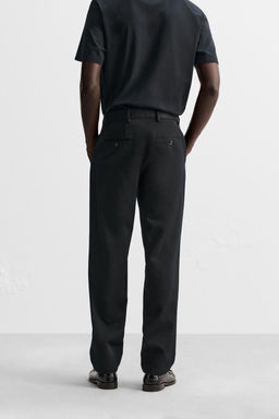 COTTON - WOOL TROUSERS - Zara фото 13