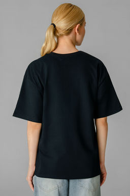 Арт. 31172 Футболка женская  44-52 (5 шт) Цвет:черный