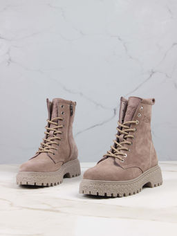 Ботинки 327.asteria.ka капучино замш/Мех