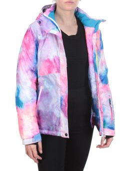 W1609-2 PINK/BLUE PRINT Куртка горнолыжная женская ERUITOR (100 гр. холлофайбера) - Fashion фото 9