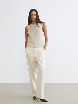 Bisiklet Yaka Kad?n Triko S?veter