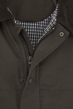 Haki Duz/Basic Kal?n Polo Yaka Regular Unisex Cocuk Mont TKDAW26MO00007 - Trendyolmilla фото 2