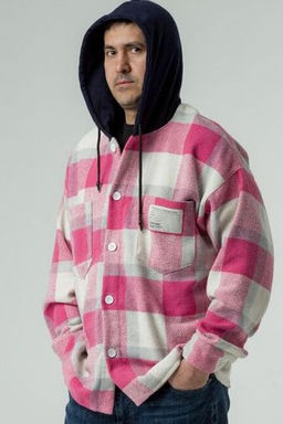 Рубашка утепленная,  толстовка c капюшоном оверсайз - Knitka wear фото 4