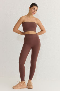 TRENDYOLMILLA Siyah Seamless/Dikissiz Tam Boy Orme Spor Tayt TWOAW20TA0071  фото 28