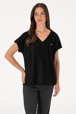 Kad_n Siyah Ti__rt Sepette S_rpriz _ndirim - U.s. polo assn фото 3