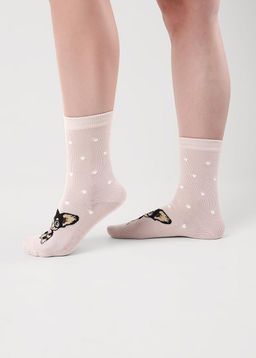 (CLE) Д5568 носки жен. игровые (ЧЗ)