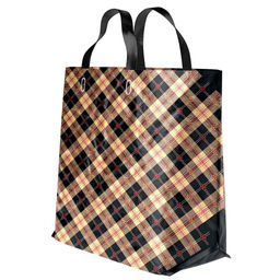 Пакет подарочный ПВД с петлевой ручкой "Эко-сумка" 60х50см "Челси", 160 мкм (Россия)