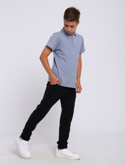 Рубашка-поло "Михаил" серый