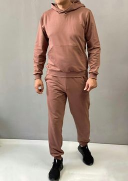 192 Костюм c толстовкой мужской, мокко 2хнитка - Knitka wear фото 5