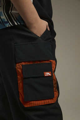 Брюки трикотажные утепленные Черный Fashion Knit Track Pants