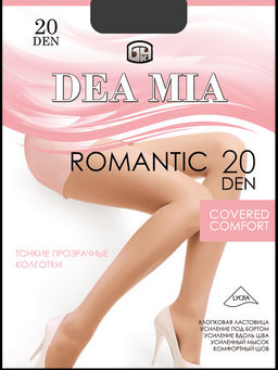 Колготки классические DEA MIA ROMANTIC 20 графит
