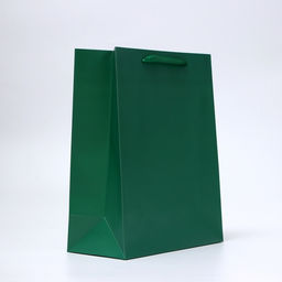 Пакет подарочный ламинированный «Зелёный», 26×32×12 см
