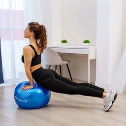 Фитбол ONLYTOP, d=55 см, 600 г, МИКС