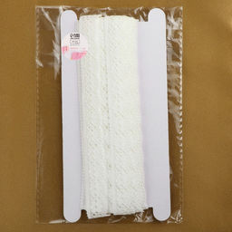 Кружево эластичное, 17 мм, 10±1 м, айвори