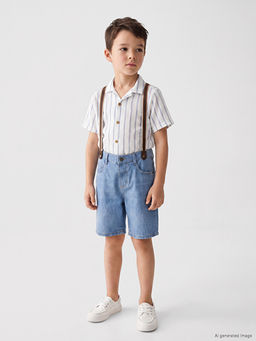 Ask?l? Erkek ?ocuk Jean ?ort