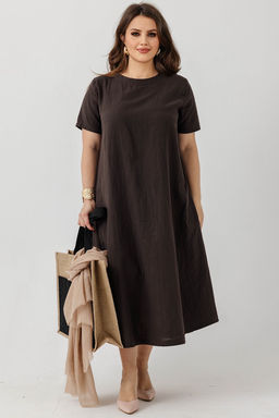 Платье 8808М/03/Коричневый