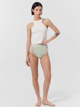 Трусы Mark Formelle макси хлопок с эластаном и полиамидом св.фисташковый  фото 3