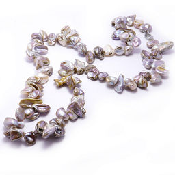 Бусы из жемчуга Майорка не обработанная