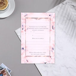 Цена за 20 шт. Пригласительное Однажды и навсегда 15х10,5 см - Simaland фото 3