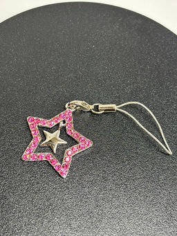 Брелок Звездочка KBR019 розовый
