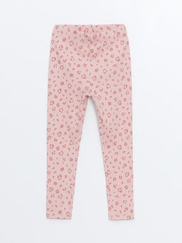 Beli Lastikli Bask?l? K?z ?ocuk Tayt