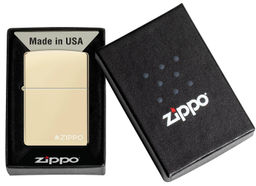 Зажигалка ZIPPO Логотип с покрытием цвета шампанского | Logo Champagne 46682ZL  фото 6