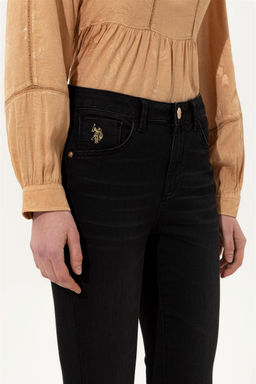 Женские черные джинсовые брюки - U.s. polo assn фото 12