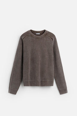 FADED TEXTURED SWEATER - Zara фото 15