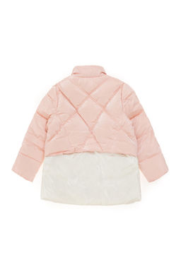 Пальто лососевого цвета для девочки Неожиданная скидка в корзине