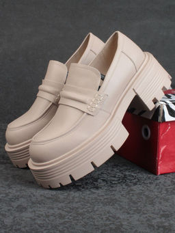 03-C1815-2 BEIGE Лоферы женские (натуральная кожа) - Фабричный китай фото 16