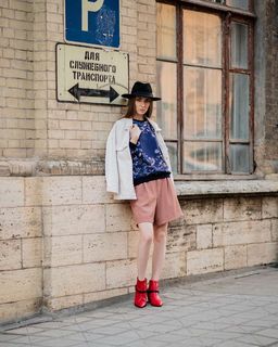 Свитшот с однотонными манжетами джемпер - Sahar art lab фото 6