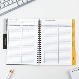 Планинг с разделителями Проект, мягкая обложка, формат А5, 50 листов - Artfox фото 8