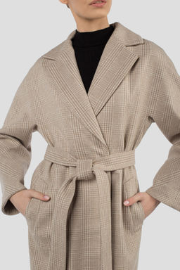 Пальто женское демисезонное Classic Reserve (пояс) - El podio фото 6