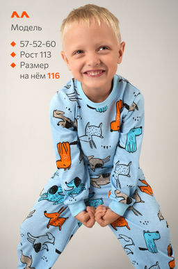 Хлопковая пижама для мальчика Happyfox - Happy fox фото 14