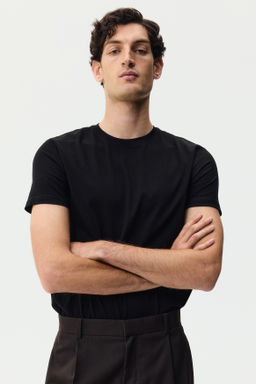 Camiseta en algod?n pima Slim Fit - H&m фото 8
