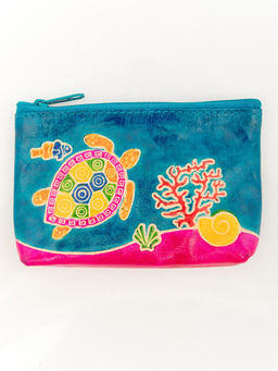 Кошелек под мелочь Набор из 3х шт. Морское дноручной принт №0606/22 - Ганг фото 5