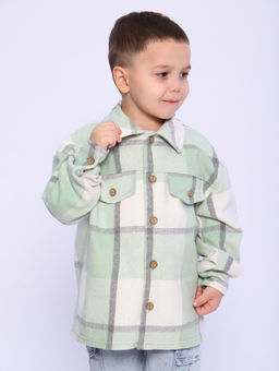 РБ012 Рубашка "Бавария" 3 (фисташковый; белый)