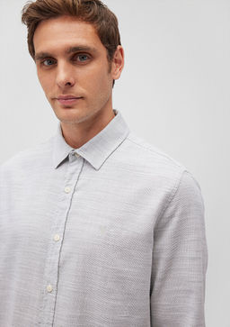 Gri Gomlek - Mavi фото 5