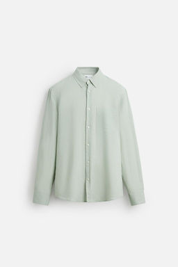 LINEN/COTTON SHIRT - Zara фото 16