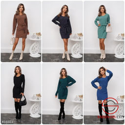 Платье женское из микровельвета - Bruno фото 6