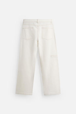 STRAIGHT-LEG CHINO JEANS - Zara фото 7