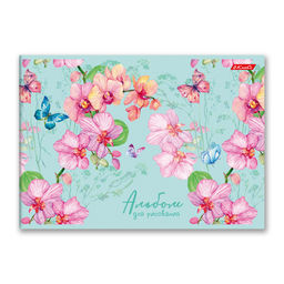 Светоч Альбом для рисования 100 г/м2 A4 29 х 20.5 см 4 шт. склейка с одной стороны 40 л. 40АЛКЛ4_000254 Бабочки