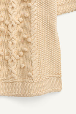 LIMITED EDITION LACE-UP KNIT PONCHO - Zara фото 9