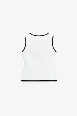 STRETCH CONTOURING WAISTCOAT TOP - Zara фото 6